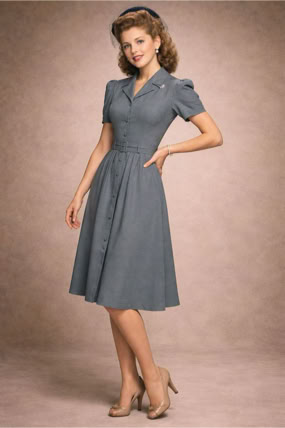 Moda lat 40-tych. Artystyczna sesja zdjęciowa w Warszawie.