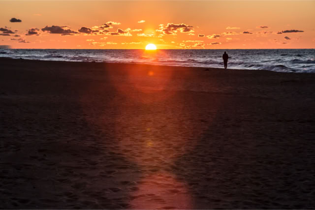 Bałtyk o zachodzie słońca. Fotoreportaż - Krajobrazy, przyroda na świecie.