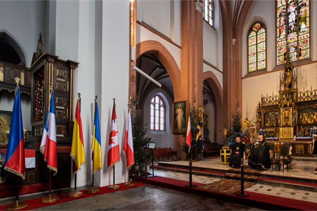 Fotoreportaż - Zakon Rycerzy św. Jana Pawła Wielkiego. Lidzbark Warmiński - 15-lecie Zakonu.